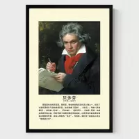 相框 音乐家装饰画 音乐家画像