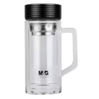 晨光 高档手柄玻璃杯 350ml ARC92579