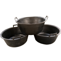 禧天龙 工地水泥橡胶盆-黑色(单位:个)