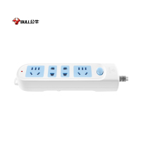 公牛(bull) GN-607 新国标插座插线板插排排插接线板拖线板 4位总控全长3米