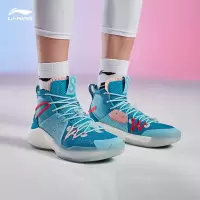 李宁鞋子男款2020新品音速8男子高帮篮球专业比赛鞋 蝴蝶蓝/纯净蓝-2 39.5