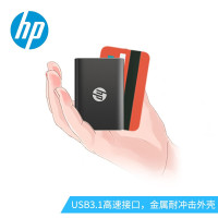 惠普(HP)P500系列 移动SSD 固态硬盘PSSD USB3.1 Type-c移动固态硬盘 黑色250G