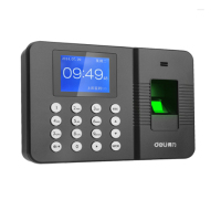 得力 3960Z 指纹考勤机银黑