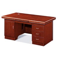 海邦家具实木办公桌胡桃木 1402 优质办公桌
