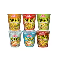 中国香港Cup Noodles合味道杯面 方便面 6种口味组合装75g*6 方便速食杯面泡面开杯乐