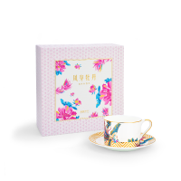 故宫文化 凤穿牡丹咖啡杯套装