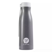 先行(CENSUN) 时尚热力瓶410ml 密封防漏便携不锈钢保温杯都市灰