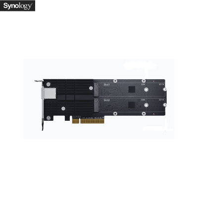 群晖(Synology)E10M20-T1 M.2 SSD 和 10GbE 组合适配器卡