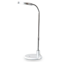 得力(deli) 3674 金属节能 LED台灯 三挡可调 适配器DC12V 1A白色