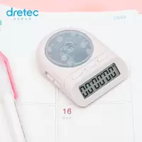DRETEC 日本进口电子计时器定时器时间管理备考T-186 粉色