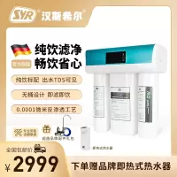 SYR汉斯希尔厨下式家用直饮净水器 反渗透净水机 无桶大流量自来水过滤器 RO4003款 纯水机