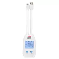 优利德 USB测试仪地线零线火线插头极性验电器相位检测 UT658DUAL