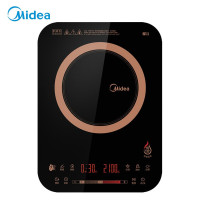 美的(Midea) C21-RH2153 电磁炉套装 家用大火力触摸控制汤锅炒锅电磁炉 单台价格