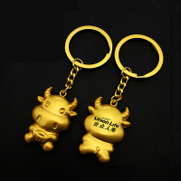 牛年小金牛钥匙扣可定制LOGO 100个起购