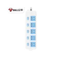 公牛(bull) GN-316 插座多孔带单独开关1.8米5插位 1.8米5插位5开关