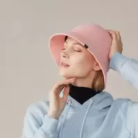 SNWQ蕉下穹顶系列防晒保暖圆顶帽初桃粉