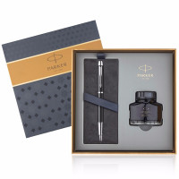 派克钢笔礼盒（PARKER）IM纯黑丽雅墨水笔/礼盒套装