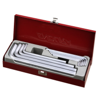 10件公制加长平头内六角