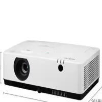 NEC NP-CR2100X投影机 含100英寸电动幕布 VGA/高清线 免费安装