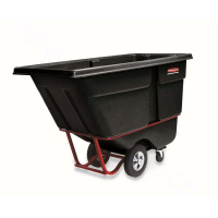 乐柏美 Rubbermaid FG130600BLA 倾卸斗车,重型(包装数量 1个)