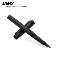凌美（LAMY）钢笔 狩猎系列磨砂黑色商务墨水笔EF笔尖ABS材质单只装 17EF 0.5mm