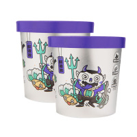 WQMD食族人锡纸花甲粉145g*2桶