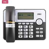 得力 795 电话机横式设计(黑色)