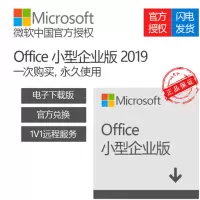 Zs-微软(Microsoft)office2019正版终身软件激活码密钥 office2019小型企业版（盒装彩包）