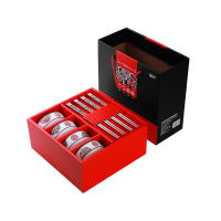 华典世通(HDST) 福禄寿喜碗筷八件套 FLSX-1651 整箱出售(16套/箱)