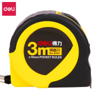 得力 8205 钢卷尺工程测量尺3米 单个装