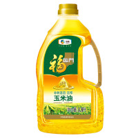 福临门 食用油压榨一级 非转基因 黄金产地玉米胚芽油1.8L