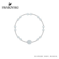 WQMD施华洛世奇细腻雅致经典隐形磁扣手链白金色5432774