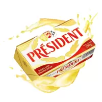 法国进口 总统淡味黄油块200g