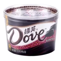 德芙巧克力 252g碗礼盒装黑巧丝滑榛仁