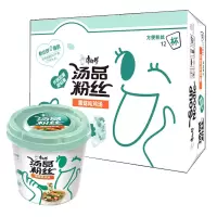 康师傅方便面酸辣粉无脂肪汤品粉丝菌菇炖鸡汤12杯杯面泡面整箱装休闲零食
