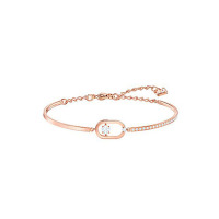 SNWQ施华洛世奇优雅别致简约灵动O形跳动手镯玫瑰金色5472382