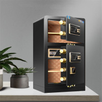 虎牌 FDG-A1/D-180S-1 3C 180cm睿智黑(密码/钥匙) 双门保险柜