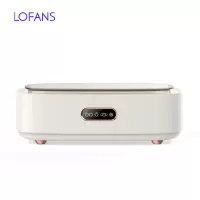 朗菲小米生态链超声波清洗机皓月白多模式家用洗眼镜机小型假牙套清洁首饰手表带清洗神器