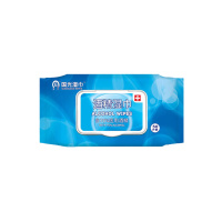 国光湿纸巾*厂家直供*50片装杀菌消毒便携清洁75%酒精