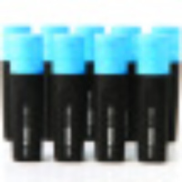 得力(deli)蓝色荧光笔重点醒目标记笔 手帐可用水性记号笔10支/盒