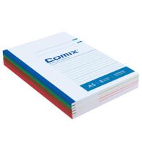 齐心(COMIX)笔记本子学生软抄无线装订软面抄记事本 颜色随机 C4506 A5 80页(10本装)