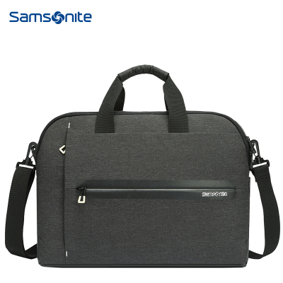 新秀丽(Samsonite)手提电脑包单肩背包苹果笔记本MacBook air/Pro14英寸灰/白
