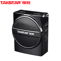 得胜(TAKSTAR)E136便携扩音器 小蜜蜂教学专用教师导游扩音器 耳麦腰挂喇叭小音箱扬声器 15小时续航 黑色