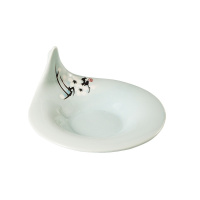 企采严选 餐具异形不规则创意餐具 中式冷菜热菜盘子 10寸 把手圆盘