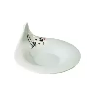 企采严选 餐具异形不规则创意餐具 中式冷菜热菜盘子 10寸 把手圆盘