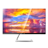 AOC显示器 27T1Q/BW 27英寸电脑屏幕 AH-IPS广视角 75Hz全高清接口 爱眼不闪屏 时尚金属底座