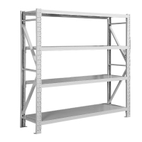 d货架家用商超轻中重型仓储货架地下室货架 储物架 置物架 单层称重