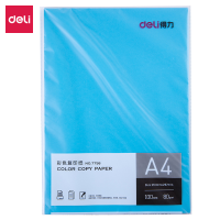 得力(deli) 7758 A4 80g 100张/包 深蓝色 彩色复印纸 (计价单位：包) 深蓝色