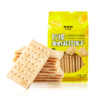 来伊份-柠檬夹心苏打饼干380g*4