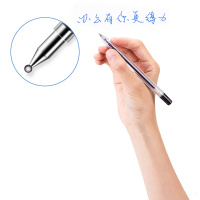 得力(deli)中性笔替芯 水笔签字笔芯 学生办公笔芯 0.5mm20支/盒A703蓝(西藏国策)